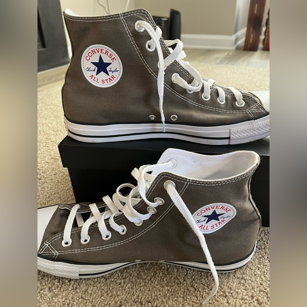 Men’s converse - light gray
